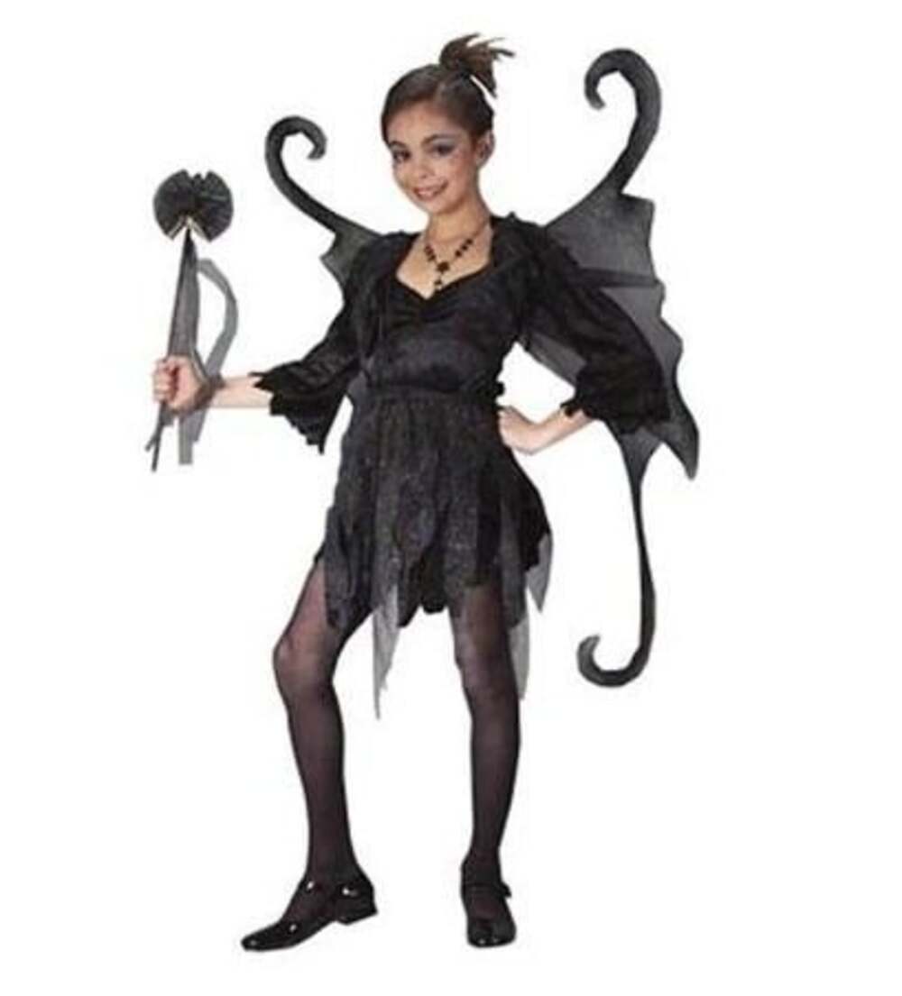 NWT Fun World Midnight Fairy 5pc Halloween Cosplay Costume